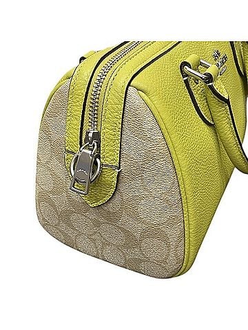 Coach Yellow Leather Handbag (view 2)