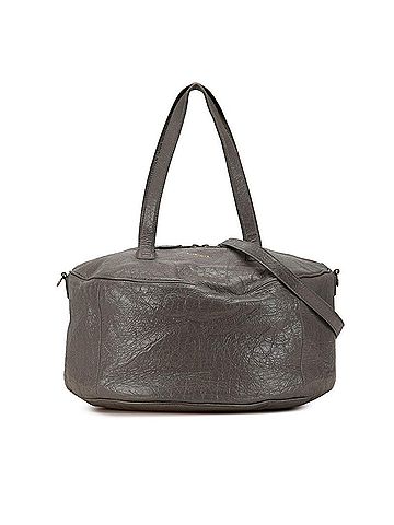 Balenciaga Air Hobo Grey Leather Shoulder Bag (view 1)