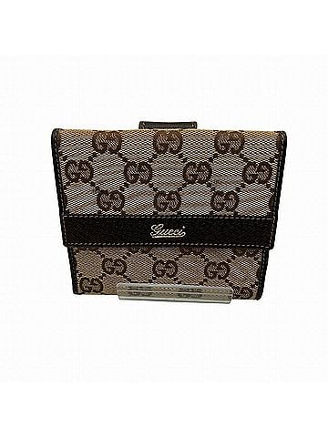 Gucci Gg Canvas Beige Canvas Wallet (view 1)