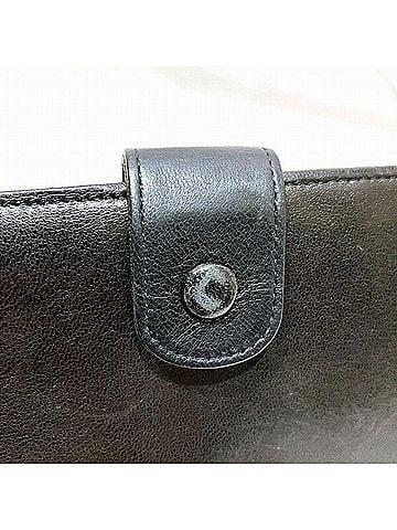 Chanel Coco Mark Black Leather Wallet (view 2)