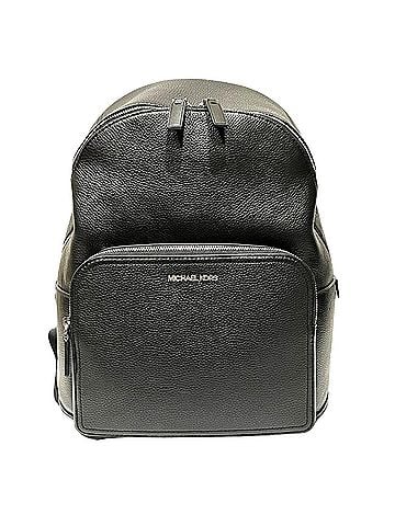 Michael Kors Cooper Black Leather Backpack Bag (view 1)