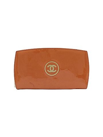 Chanel Orange Leather Wallet (view 1)