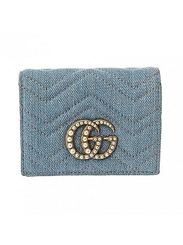Gucci Marmont Blue Denim - Jeans Wallet (view 1)