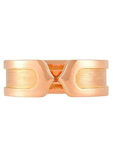 Cartier 2C C2 Gold Rose Gold Ring Jewelry (view 2)