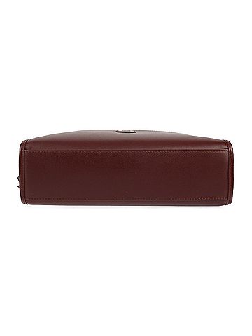 Cartier Must Line Burgundy Leather Clutch Bag (view 2)