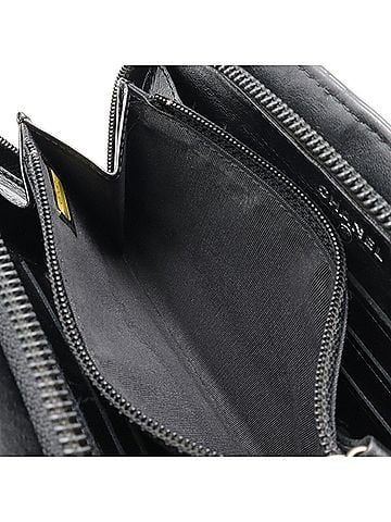 Chanel Black Patent Leather Wallet (view 2)