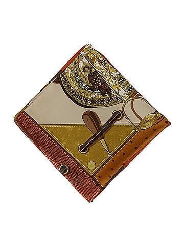 Hermès Carré 90 Multicolour Silk Scarf (view 1)
