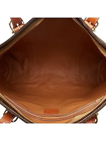 Céline Brown Canvas Tote Bag (view 2)