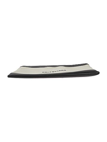 Balenciaga Navy Pouch Black Leather Clutch Bag (view 2)