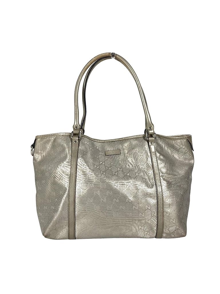 Gucci 100% Canvas Solid Tan Gg Imprimé Beige Canvas Shoulder Bag One size - photo 1