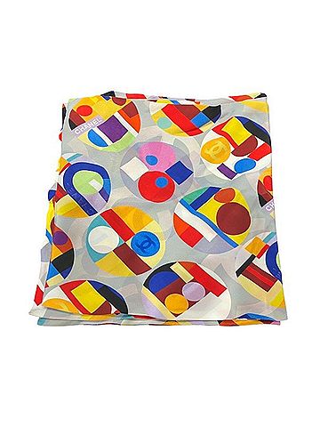 Chanel - Multicolour Silk Scarf (view 2)