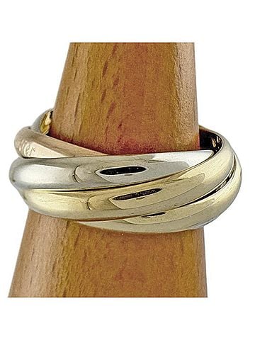 Cartier Trinity Gold Yellow Gold Ring Jewelry (view 2)