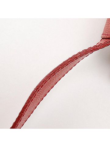 Céline Red Leather Shopper Bag (view 2)