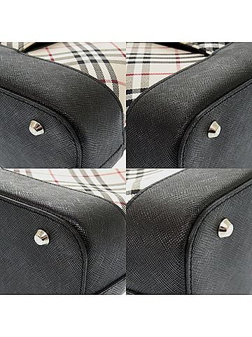 Burberry Nova Check Beige Canvas Handbag (view 2)