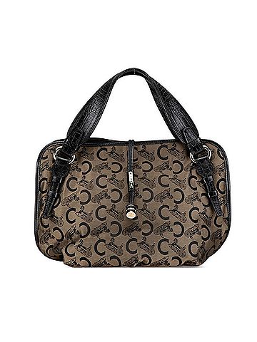 Céline Bittersweet Brown Canvas Tote Bag (view 1)