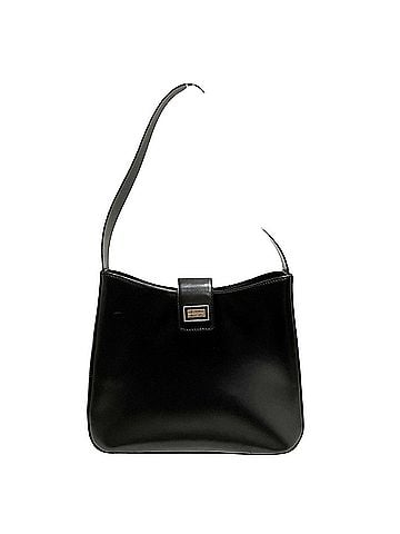 Burberry Black Leather Tote Bag (view 1)