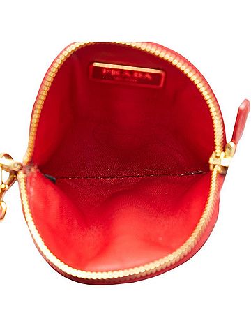 Prada Saffiano Red Leather Wallet (view 2)
