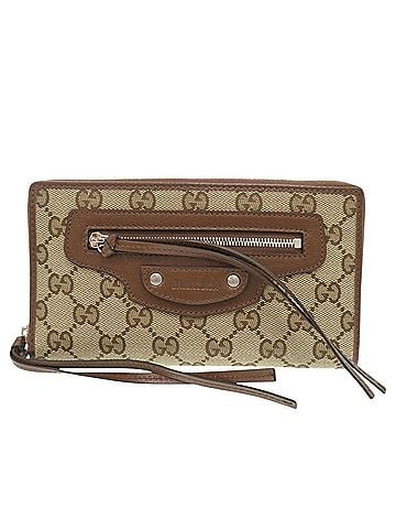 Gucci Beige Canvas Wallet (view 1)