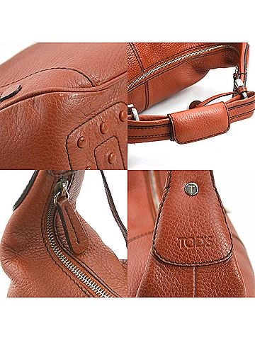 Tod's Brown Leather Handbag (view 2)