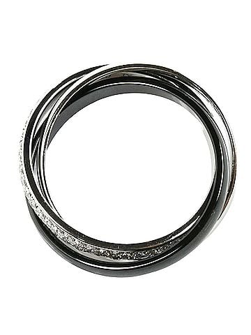 Cartier Trinity Silver Platinum Ring Jewelry (view 1)