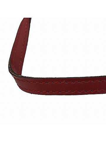 Louis Vuitton Pochette Accessoire Red Leather Clutch Bag (view 2)