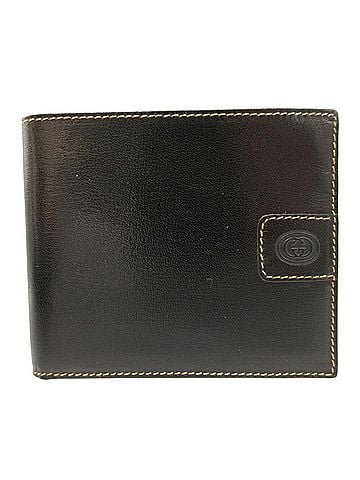 Gucci Old  Black Leather Wallet (view 1)