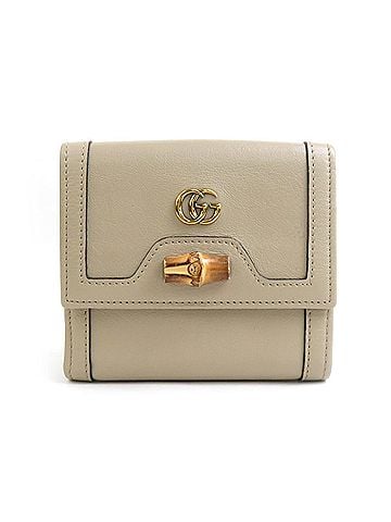 Gucci Marmont Beige Leather Wallet (view 1)