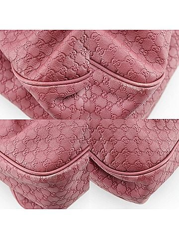 Gucci Sukey Pink Leather Tote Bag (view 2)