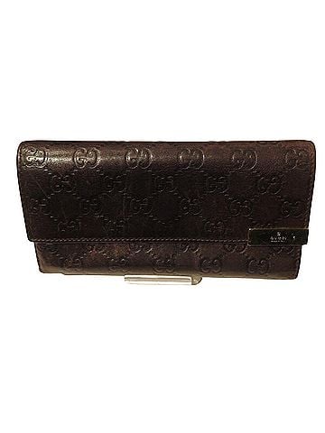 Gucci Brown Pony-Style Calfskin Wallet (view 1)