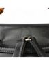 Gucci 100% Leather Solid Black Black Leather Backpack Bag One size - photo 5