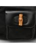Gucci 100% Leather Solid Black Black Leather Backpack Bag One size - photo 9