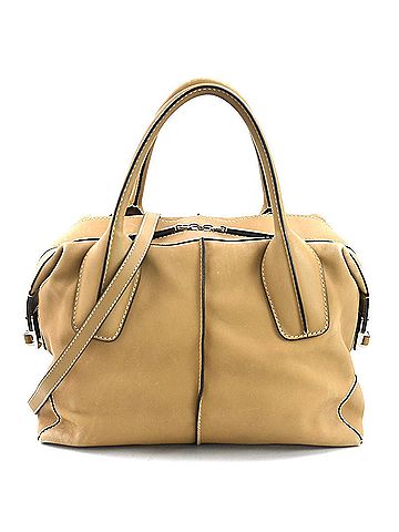 Tod's Beige Leather Shoulder Bag (view 1)
