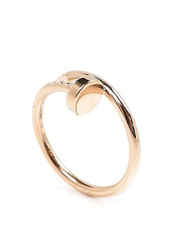 Cartier Juste Un Clou Gold Rose Gold Ring Jewelry (view 2)