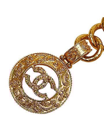 Chanel Coco Mark Gold Gold Plated Belt (view 2)