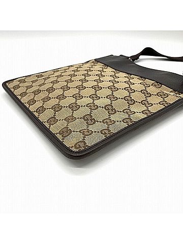 Gucci Brown Canvas Shopper Bag (view 2)