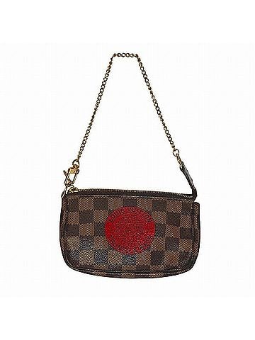Louis Vuitton Mini Pochette Accessoires Brown Canvas Handbag (view 1)