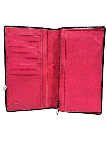 Chanel Cambon Black Leather Wallet (view 2)