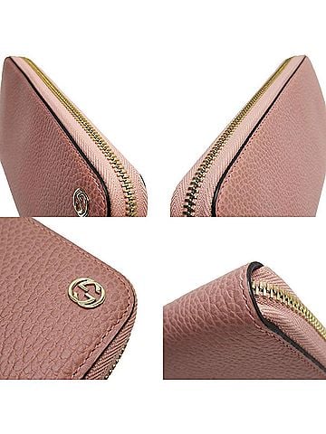 Gucci Pink Leather Wallet (view 2)