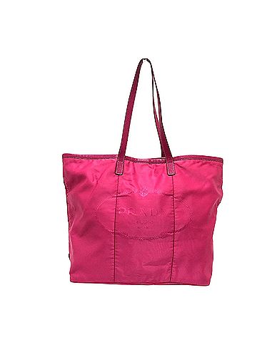 Prada Tessuto Pink Synthetic Tote Bag (view 1)