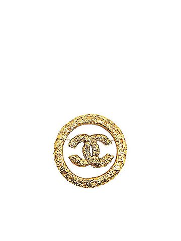 Chanel Coco Mark Gold Gold Plated Brooch Jewelry (view 1)