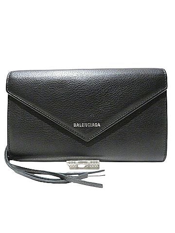 Balenciaga Black Leather Wallet (view 1)