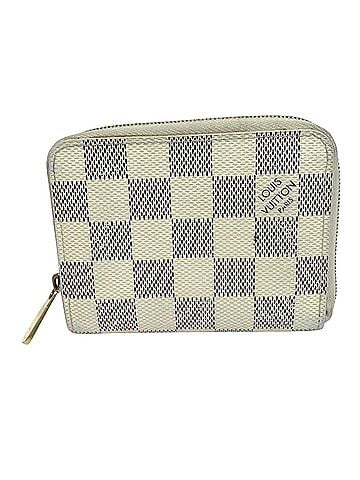 Louis Vuitton Coin Purse White Canvas Wallet (view 1)