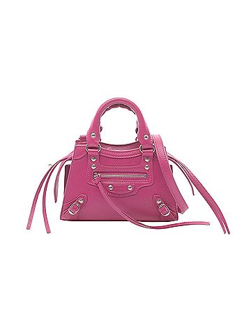 Balenciaga Neo Classic Pink Leather Handbag (view 1)