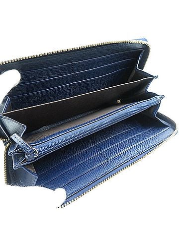 Gucci Interlocking G Navy Leather Wallet (view 2)