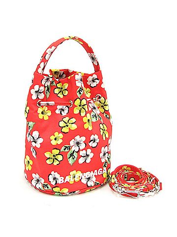 Balenciaga Drawstring Bucket Multicolour Ceramic Handbag (view 1)