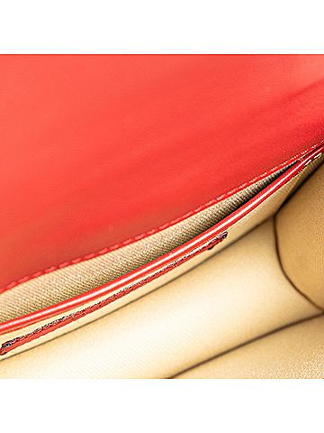 Valentino Garavani Red Leather Shopper Bag (view 2)