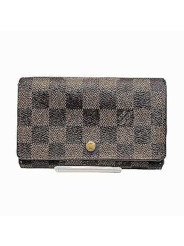 Louis Vuitton Porte Monnaie Credit Brown Canvas Wallet (view 1)