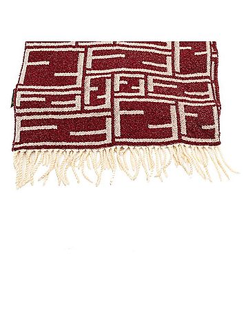 Fendi Red Wool Scarf (view 2)