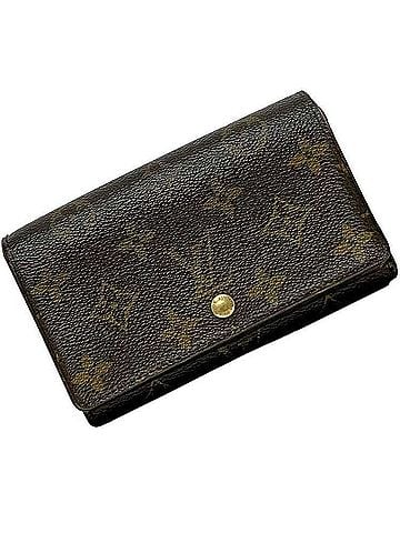 Louis Vuitton Porte Billet Brown Canvas Wallet (view 1)