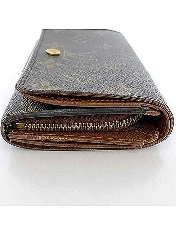 Louis Vuitton Porte Billet Brown Canvas Wallet (view 2)
